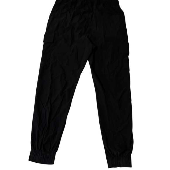 Aeropostale Black Cargo Pants Relaxed Fit Drawstring Waist - Picture 3 of 6